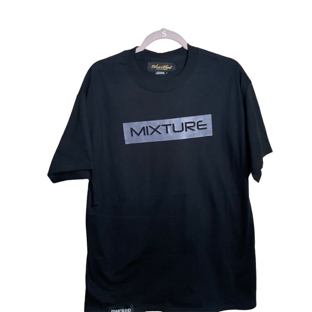 ETHNIC Blend Culture Men's Black Short Sleeve T-shirt NWT Size L